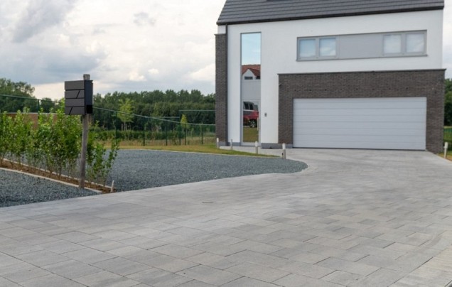 Strained Concrete Grey ZF 30x20x6 cm. ~