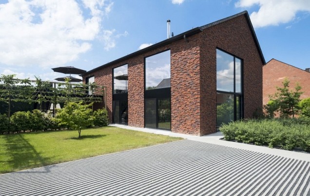 Grasslines Small Grastegel 25x25x10 Grijs ~