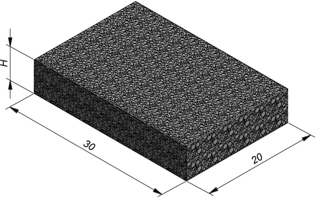 Infiltro Bss grijs poreus waterdoorlatend 30x20x6 cm. 2/2 ~