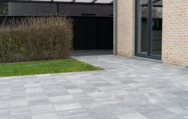 Metal Dark Flow Grey Groot Banenverband MF 60x(20-25-30)x8 cm. ~