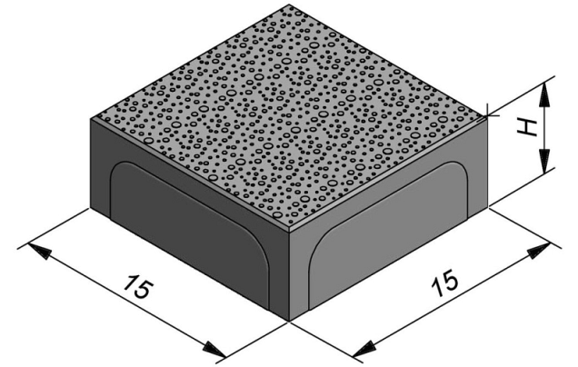 Metal Light Blue 15x15x6 cm. MF ~