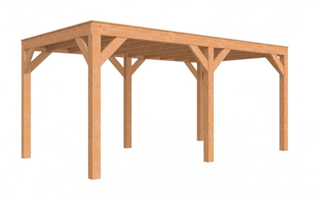 Douglasvision buitenverblijf Modern 499x306.5 cm onbehandeld ~