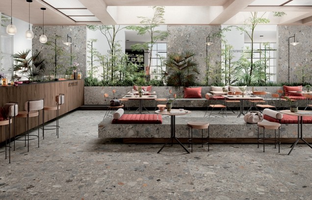 Keramische tegel Norr 80x80x2 cm. Farge RR05 ~