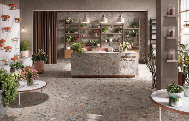 Piemonte Graniti Marrone 80x80x2 cm. ~
