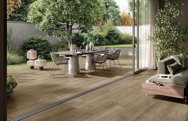 Keramische tegel Oudh 30x120x2 cm. Cedro OU07 ~