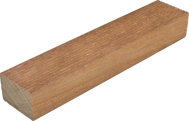 Bankirai 42x65 mm. V-groeven P500 Premium