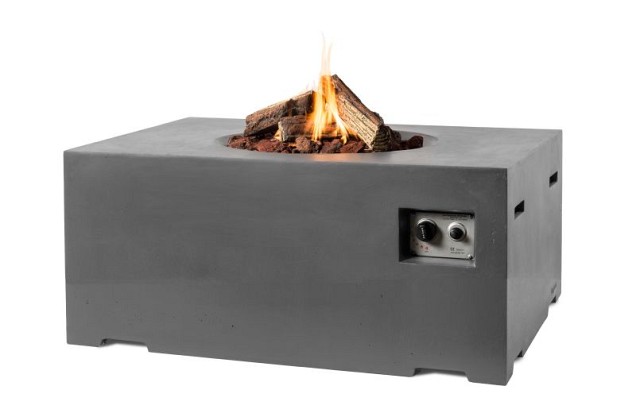 Rechthoek antraciet 107x80x46cm~