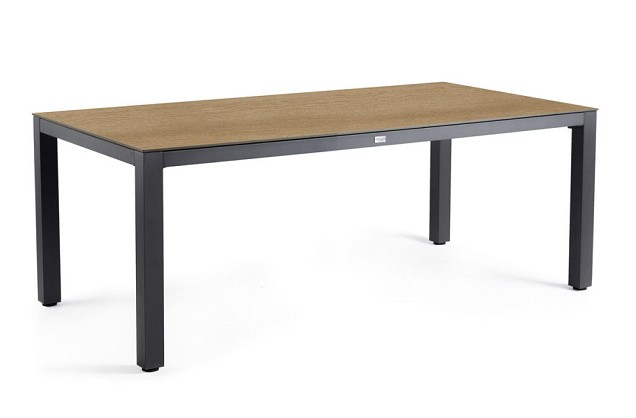 Briga Dining Table Trespa Bergamo 220 x 100 cm Charcoal ~