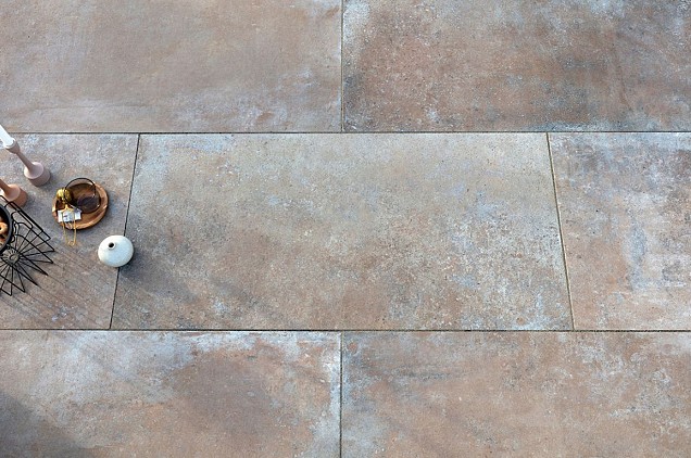 Keramische tegel Geoceramica® Chateaux Cotto 60x120x4 cm. ~