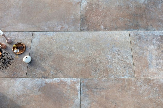 Keramische tegel Geoceramica® Chateaux Cotto 60x120x4 cm. ~