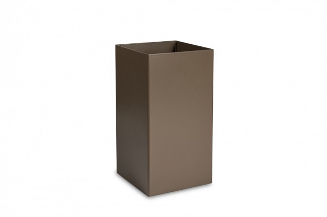 Plantenbak Linea Supra Bruin 40x40x75 cm. ~