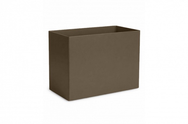 Plantenbak Recta Supra Bruin 90x40x60 cm. ~