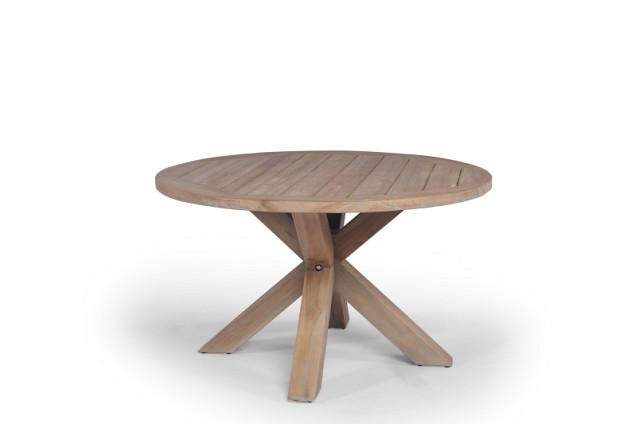 Willow Round Dining Table 150 cm Ø Teak ~