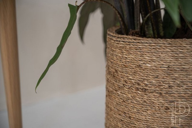 Pottery Pots plantenbak Patt L Straw Grass ø35x30 cm ~