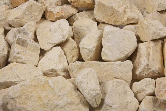 Yellow brokken 60-90 mm. - 0,5 m³ BigBag á 750 kg. ~