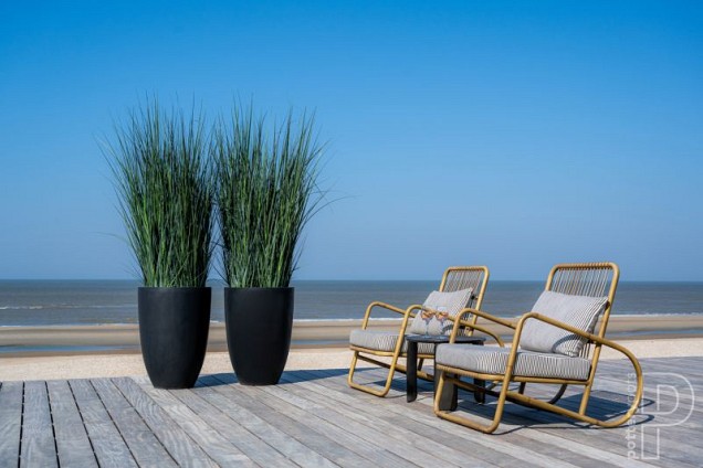 Pottery Pots kunstgras Grass in pot L Green ~