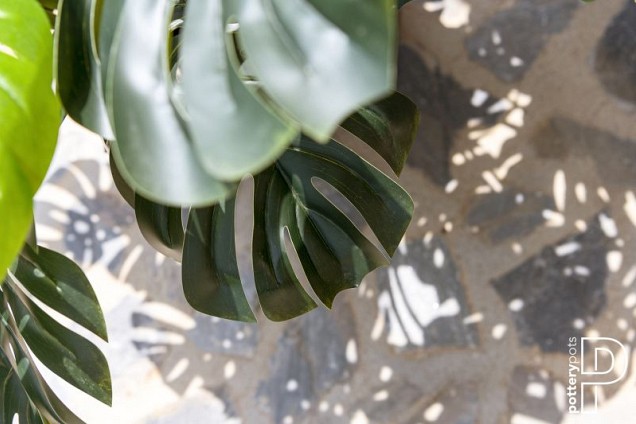 Pottery Pots kunstgras Monstera L Green ~