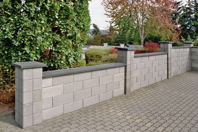 Holblok beton Hoeksteen (groot) LxBxH 50x30x20 cm. ~