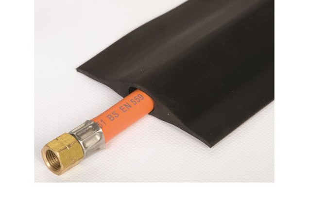 Beschermprofiel gasslang Rubber 100x10x18cm~