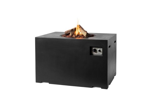 Rechthoek Lounge & Dining zwart 107x80x67cm~