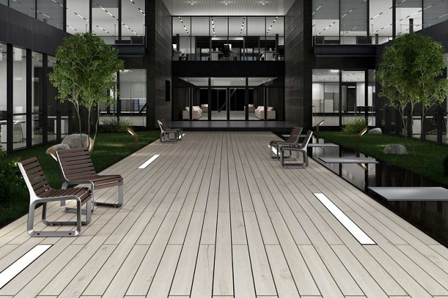 Exadeck Maple plint 60x9 cm. ~