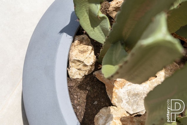 Pottery Pots plantenbak Tara L Black hoogte: 30 diameter: 80~