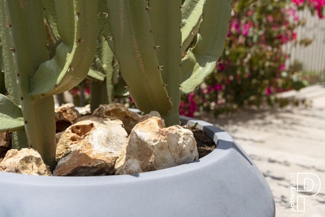 Pottery Pots plantenbak Tara L Black hoogte: 30 diameter: 80~