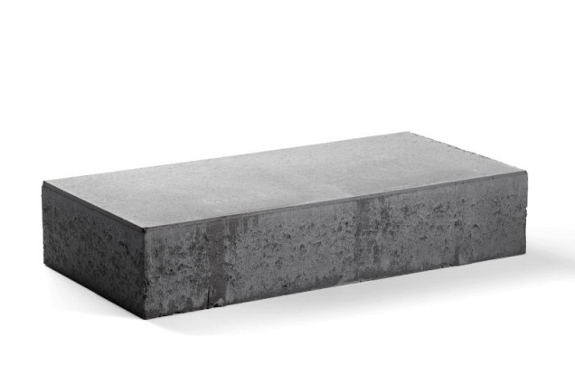 Opsluitband grijs 100x17x25 cm. vlak ~