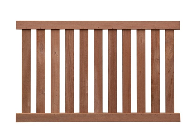 Keruing Premium massief hek 22 110x180 cm. ~