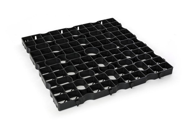 ECCO Dal zwart 80x80x4 cm. ~