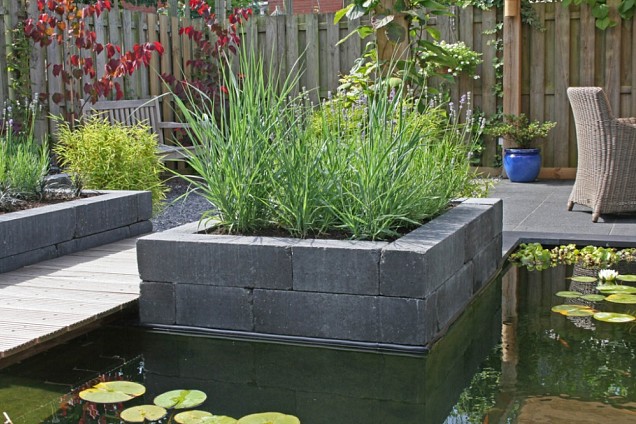 Patioblok getrommeld antraciet 30x15x15 cm. ~