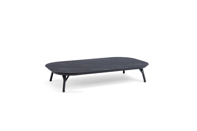 Nora Coffee Table Trespa Marble 120x70x24 cm. ~