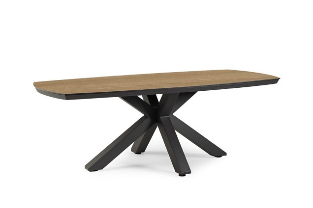 Clover Organic Dining Table Trespa Bergamo Charcoal ~