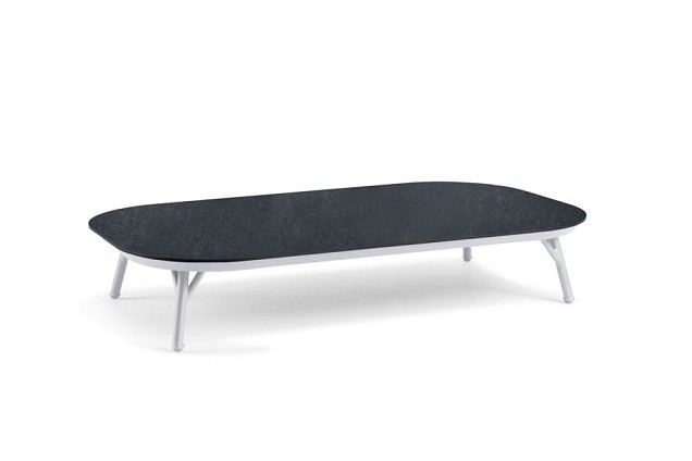 Nora Coffee Table Large Trespa Graphite Creme White ~