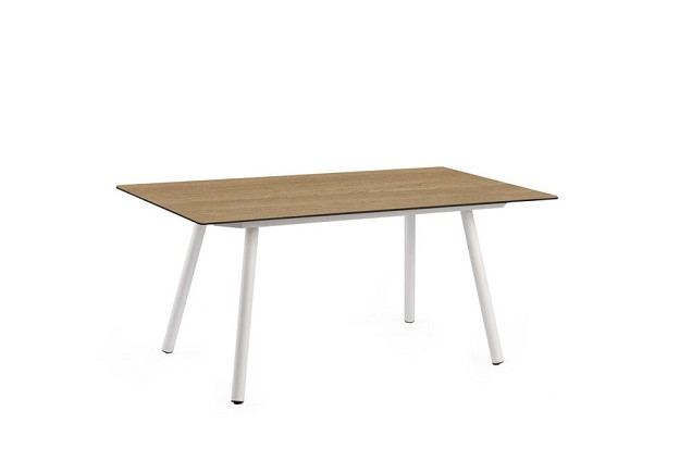 Natal Lounge Dining Table Trespa Bergamo Creme White ~