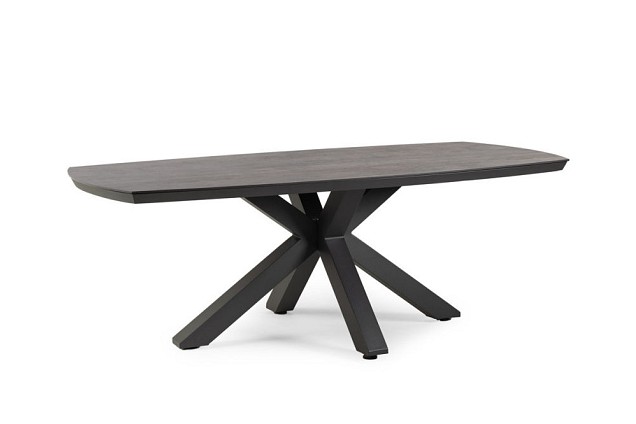 Clover Organic Dining Table Trespa Forest Grey Charcoal ~