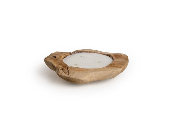 Candle Bowl 50 cm  Teak ~