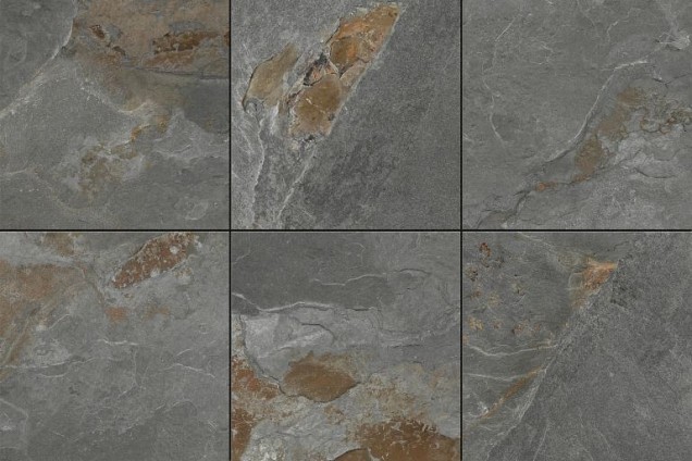Keramische tegel Varese Antracite Tre 80x80x3 cm. ~