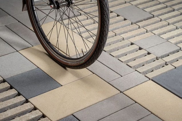 Flex Fusion Gris Naturel 22x22x8 cm. 4 mm. nok 1/1 facet ~