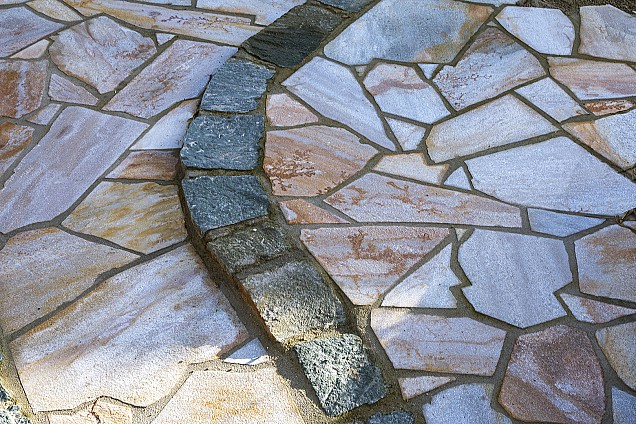 Rio Sunrise flagstones Extra 25-40 mm ~