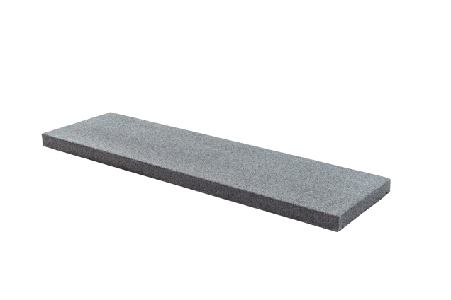 Donker grijs graniet G654 vijverrand gevlamd 100x25x4 cm. ~