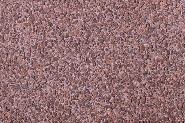 Betonstraatsteen kleurecht uitgewassen Halve BKK Engels Rood 10,5x10,5x8 cm. ~