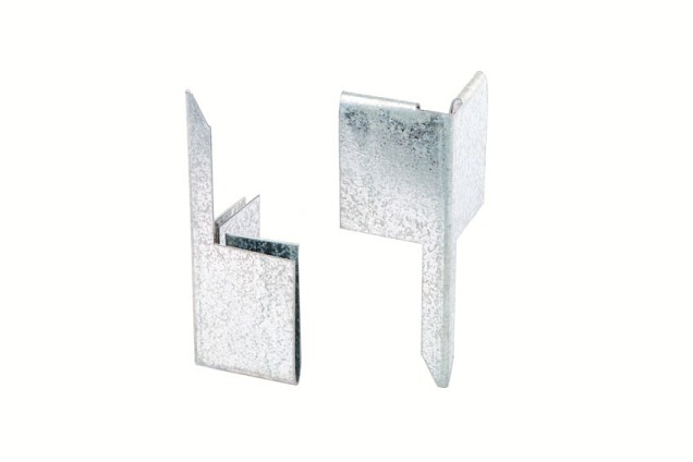 Mevosteel hoekstuk 90º verzinkt ~