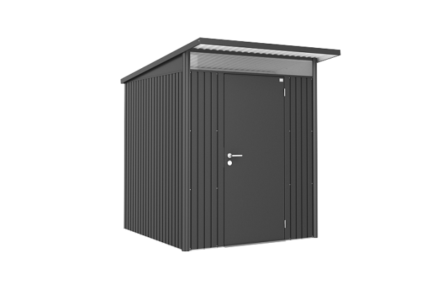 Berging AvantGarde Gr. A1 donkergrijs met. Standaard deur (180x220x218 cm) ~