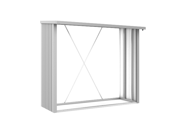 WoodStock 230 zilver metallic (229x102x199 cm)~