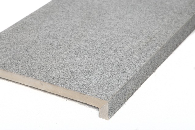 Pepper Dark zwembadboord 60x35x4-2 cm met rechte overhangende boord~