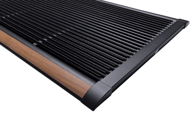 RiZZ Outdoor Mat Anthracite - with Teak