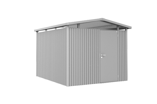 Berging Panorama zilvergrijs - enkele deur