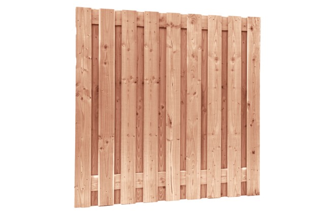 Redvision geschaafd plankenscherm 19-planks 16 mm, 180x180 cm. verticaal recht. ~