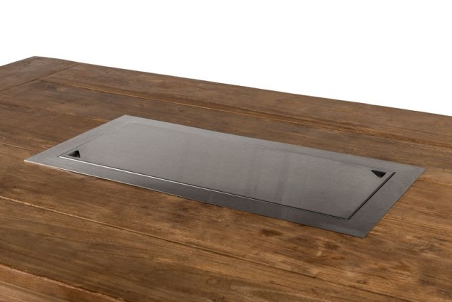 Losse inbouwbrander rechthoek 69x32x23,3cm~